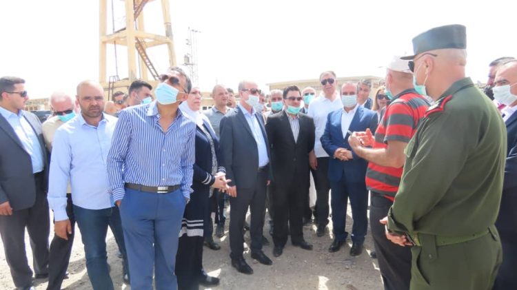 اللجنة الوزارية تتفقد المشاريع التنموية بمحافظة دير الزور